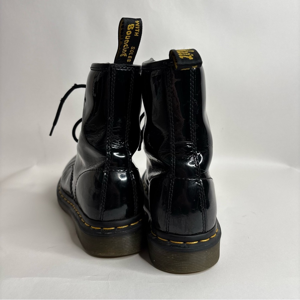 Dr Marten 1460 Women's Patent Leather Lace Up Boots size 8 - Picture 4 of 10